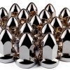 iBroPrat Chrome Lug Nut Covers for Automotive-0
