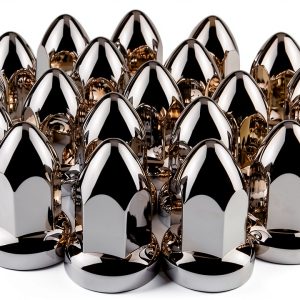 iBroPrat Chrome Lug Nut Covers for Automotive-0