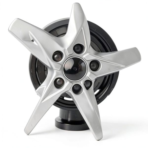 XUKEY Lug Nut Covers Black ABS Plastic-4