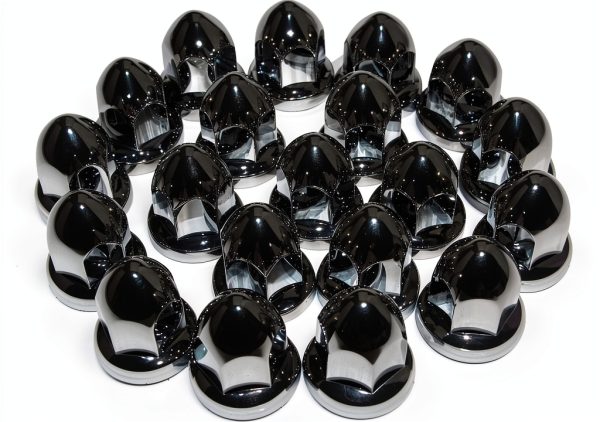 iBroPrat Chrome Lug Nut Covers for Automotive-7