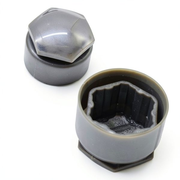 XUKEY Lug Nut Covers Black ABS Plastic-3