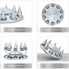 Flycle Automotive Lug Nut Covers Chrome ABS Plastic-2