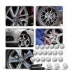 Mtsooning Lug Nut Covers Silver 21mm-3