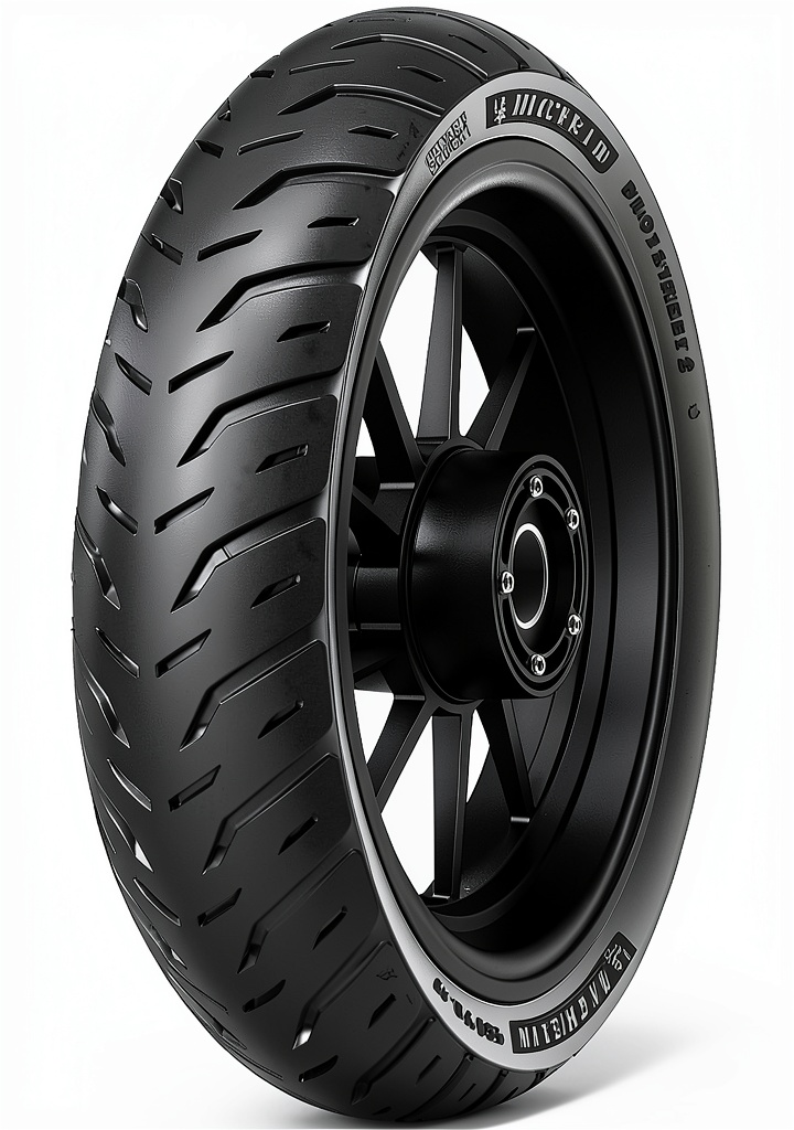 Michelin Pilot Street 2 tire mounted on a street motorcycle
