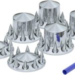 Flycle Automotive Lug Nut Covers Chrome ABS Plastic-0