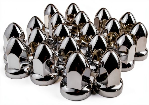 iBroPrat Chrome Lug Nut Covers for Automotive-6