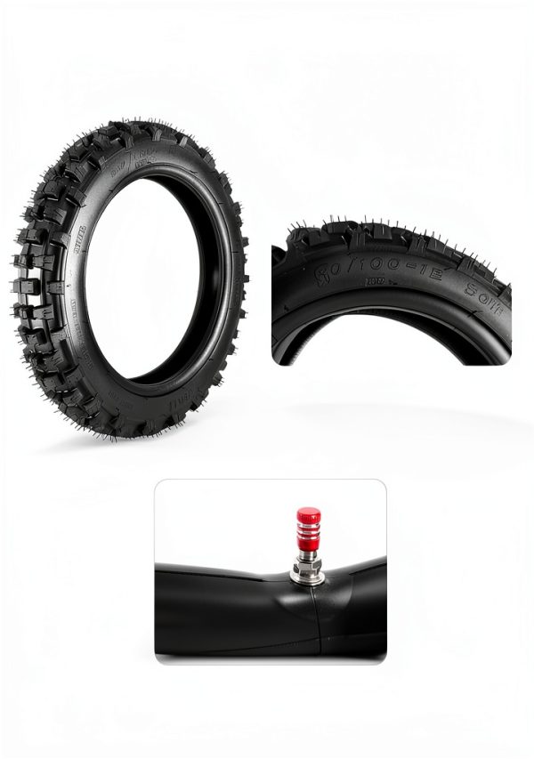 Lucky Seven 80/100-12 Tire Tube Heavy Duty-6