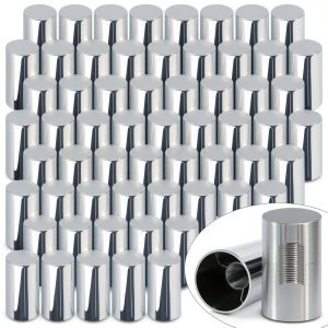 CheeMuii Lug Nut Covers ABS Material Chrome Finish-0