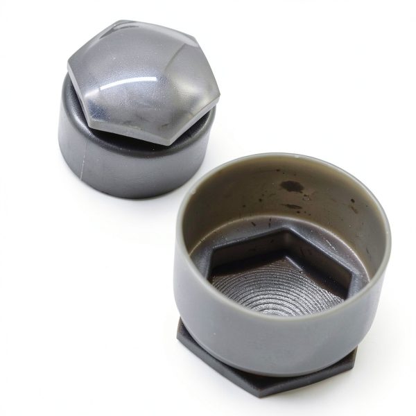 XUKEY Lug Nut Covers Black ABS Plastic-2