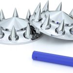 Flycle Lug Nut Covers Chrome MultiCoated Axle Set-0