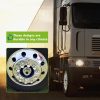 HTX1 Lug Nut Covers for Semi Trucks Chrome ABS Material-4