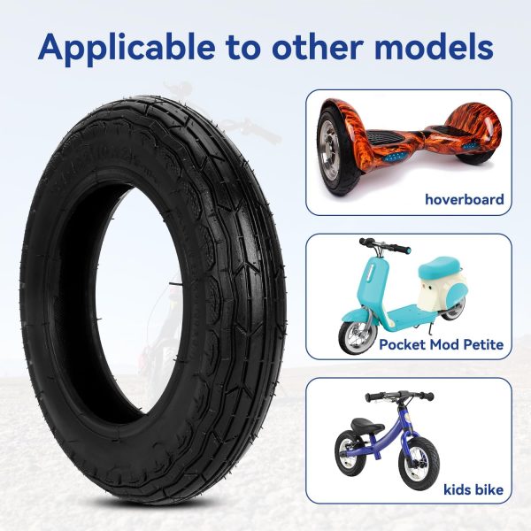SHIQINHA 10 Inch Scooter Tire Bias Rubber-2