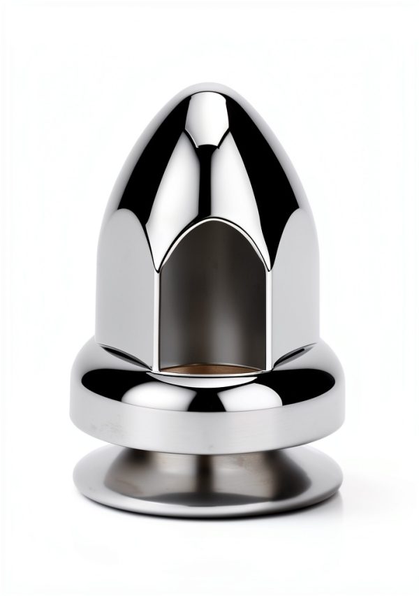 Chrome Lug Nut Covers by SWIFTHUBCAP for Semi Trucks-3