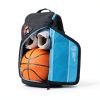 Defiant Mind Youth Basketball Backpack Black and Blue-6
