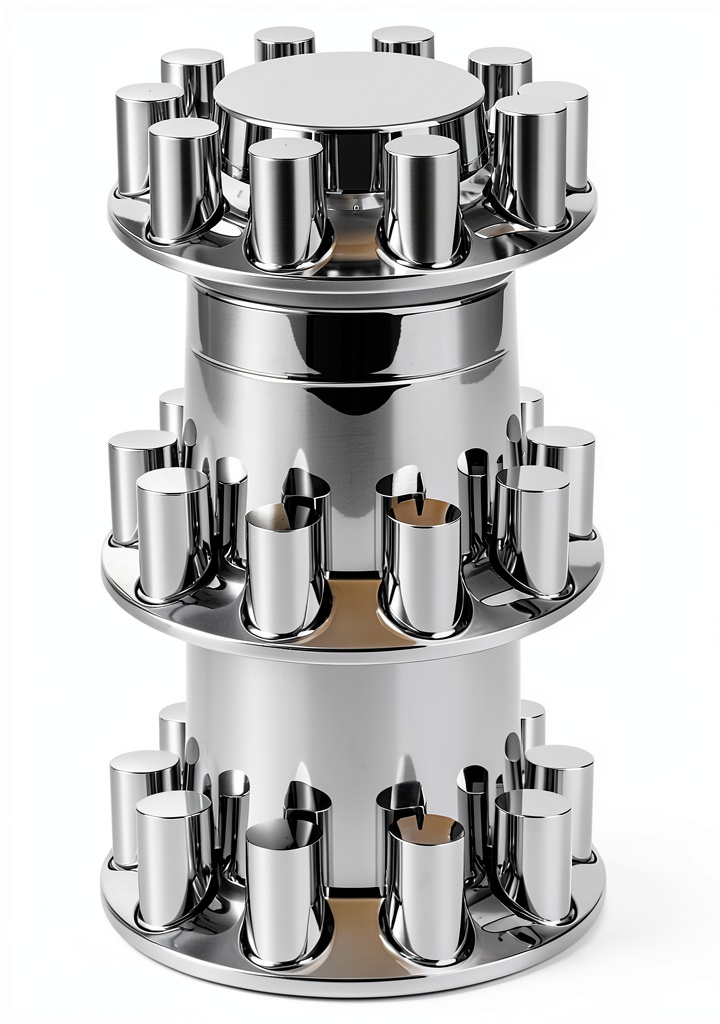 Wehymne Semi Truck Wheel Covers on a semi truck wheel