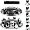 Aeagle Lug Nut Covers Chrome Universal Fit-0