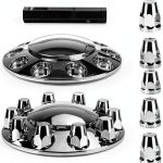 Aeagle Lug Nut Covers Chrome Universal Fit-0