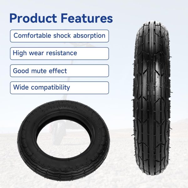 SHIQINHA 10 Inch Scooter Tire Bias Rubber-4