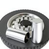 CheeMuii Lug Nut Covers ABS Material Chrome Finish-5