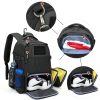 DSLEAF Basketball Bag Nylon Backpack Adjustable-3
