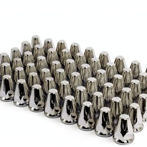 Wadoy Lug Nut Covers 33mm Chrome Plastic-0