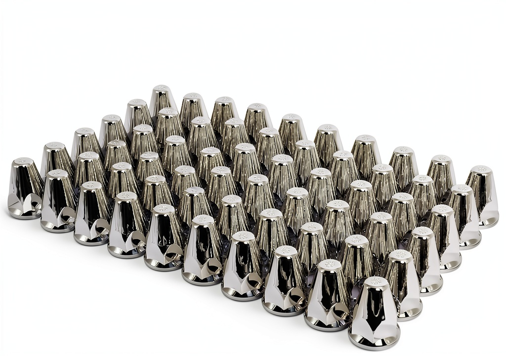Wadoy Lug Nut Covers in chrome plastic