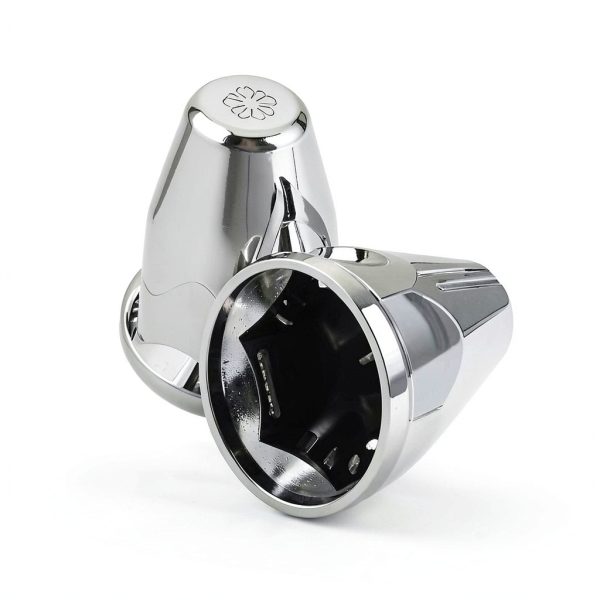Wadoy Lug Nut Covers 33mm Chrome Plastic-2