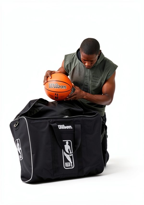 Wilson NBA Travel Bag Adjustable 6 Ball Carry-2