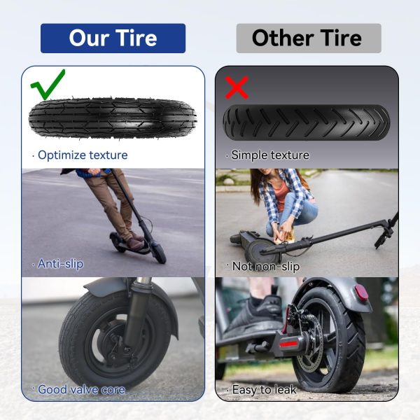 SHIQINHA 10 Inch Scooter Tire Bias Rubber-7