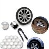 Mtsooning Lug Nut Covers Silver 21mm-4