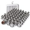 Chrome Lug Nut Covers by SWIFTHUBCAP for Semi Trucks-6