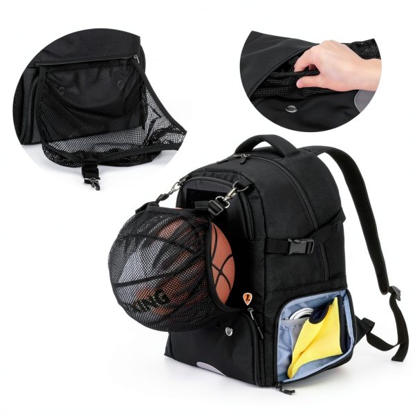 DSLEAF Basketball Bag Nylon Backpack Adjustable-1