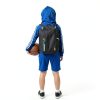 Defiant Mind Youth Basketball Backpack Black and Blue-4
