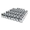 HTX1 Lug Nut Covers for Semi Trucks Chrome ABS Material-0