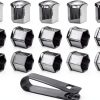 Augeny Lug Nut Covers Bolt Caps 19 mm Golden-0