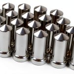 KASONG Chrome Lug Nut Covers ABS Plastic 33MM Hexagonal-0