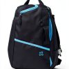 Defiant Mind Youth Basketball Backpack Black and Blue-2