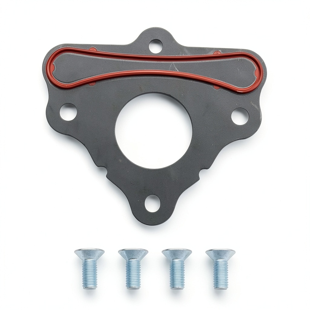 Camshaft thrust retainer gasket installed on a GM LS engine