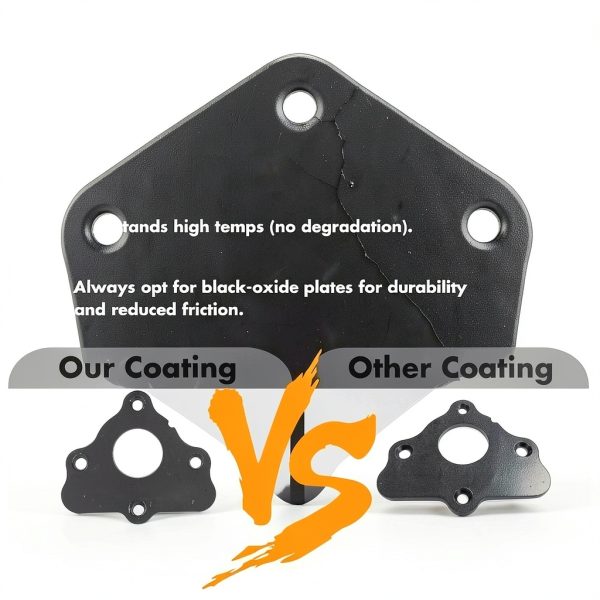 Camshaft Retainer Plate MEMOEO Countersunk Steel for GM LS Engines-3
