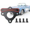 Sorello Camshaft Thrust Retainer Plate Gasket Kit Black Metal 0.16in-3