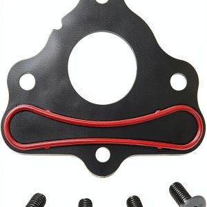 Sorello Camshaft Thrust Retainer Plate Gasket Kit Black Metal 0.16in-0