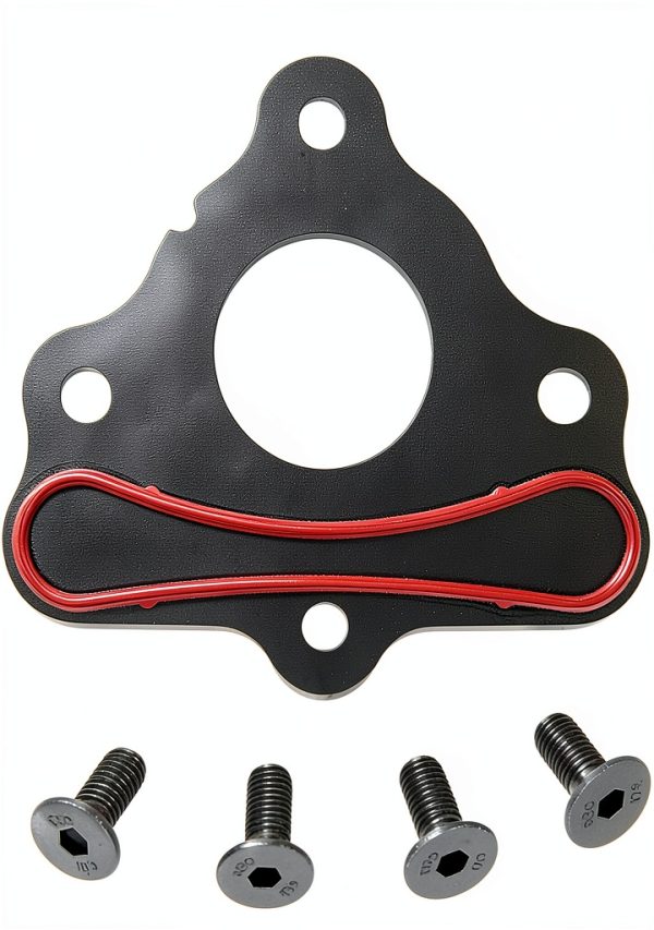 Sorello Camshaft Thrust Retainer Plate Gasket Kit Black Metal 0.16in-0