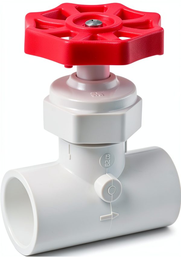 PVC Globe Valve Mueller/B & K 1/2 inch 105-403 White Pack of 1-0