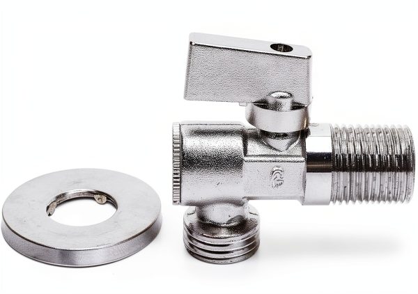 Angle Stop Valve Brass 1/4 G1/2 Inlet/Outlet NOENNULL Globe-5