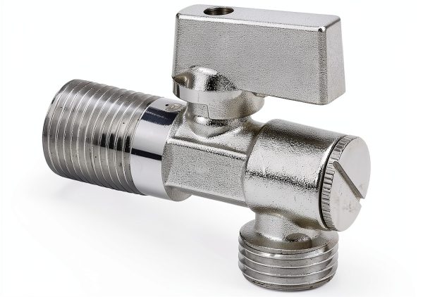 Angle Stop Valve Brass 1/4 G1/2 Inlet/Outlet NOENNULL Globe-6