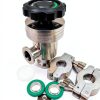 Manual Right Angle Valve BROWNIAN KF16 Stainless Steel Valve Silver-1