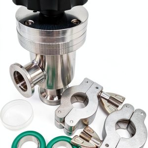 Manual Right Angle Valve BROWNIAN KF16 Stainless Steel Valve Silver-0