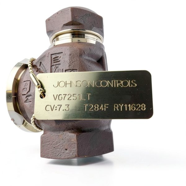 Johnson Controls VG7251LT Bronze Globe Valve 3/4" 7.3 Cv Push‑Down-3