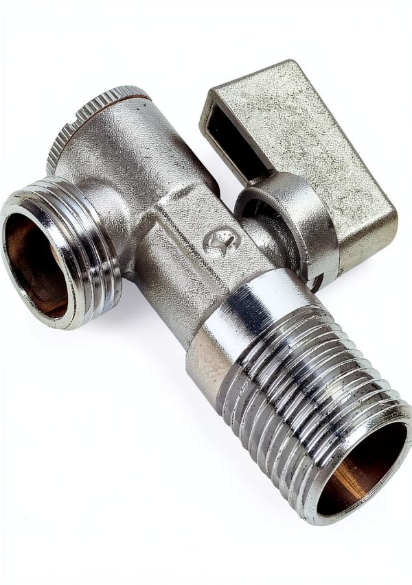Angle Stop Valve Brass 1/4 G1/2 Inlet/Outlet NOENNULL Globe-3