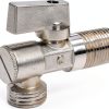 Angle Stop Valve Brass 1/4 G1/2 Inlet/Outlet NOENNULL Globe-1